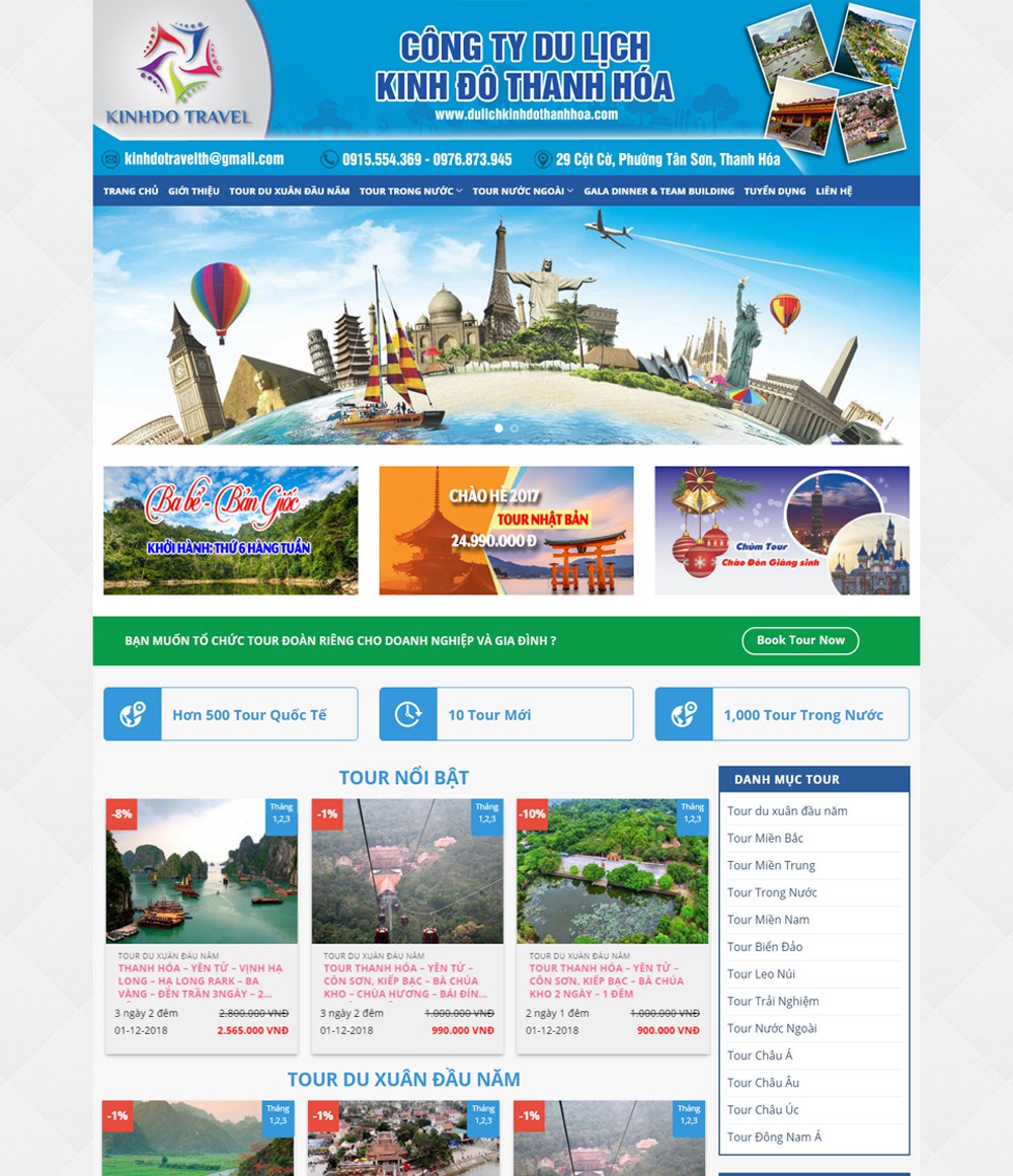 Dự án Du Lịch Kinh Đô