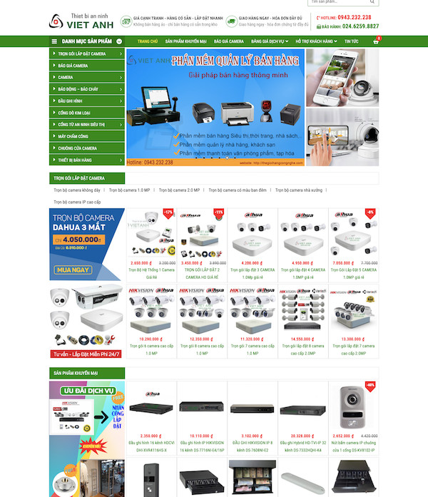 Dự án thiết bị an ninh Việt Anh