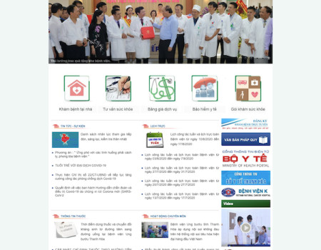 Mẫu dự án bệnh viện Ung Bướu Thanh Hoá
