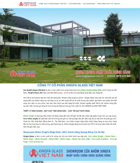 Dự án Xingfa Glass Việt Nam