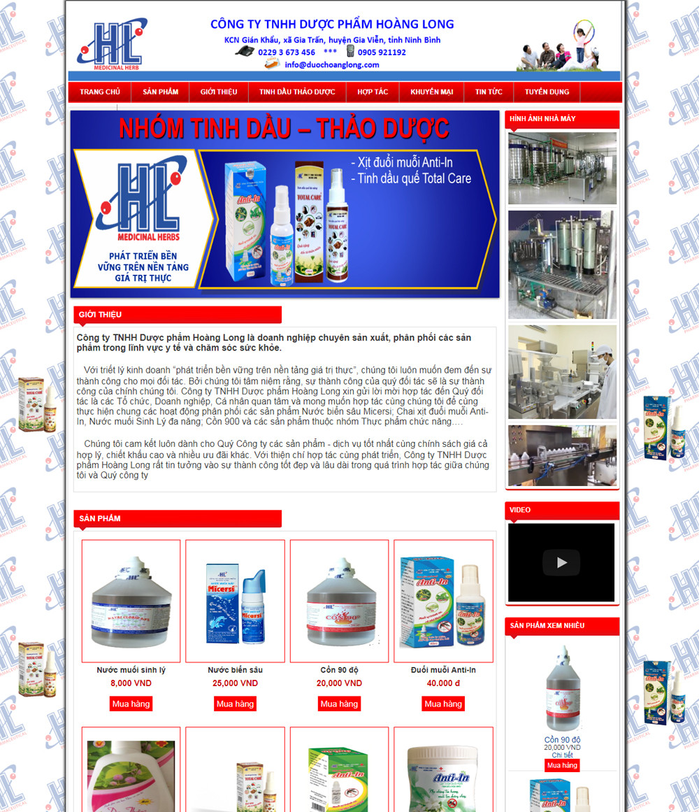 Dự án Dược Hoàng Long