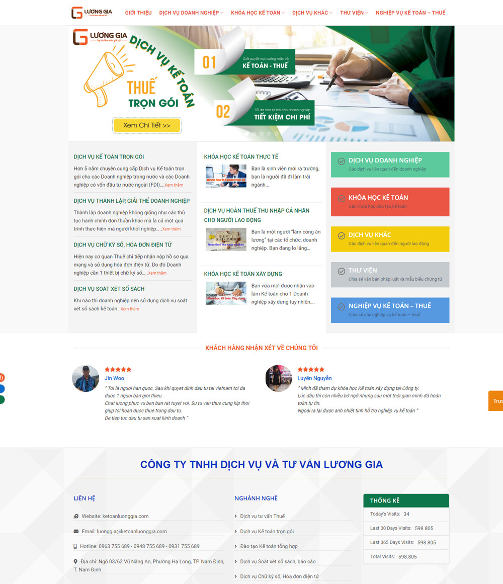 Dự án Kế Toán Lương Gia Nam Định