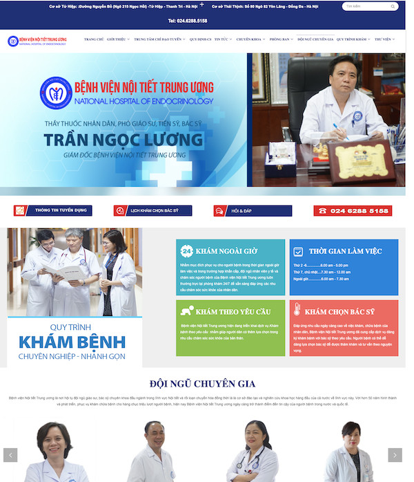 Dự án bệnh viện Nội Tiết Trung Ương