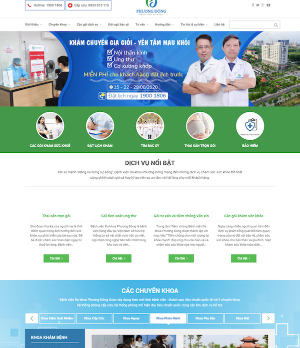 Dự án bệnh viện Phương Đông