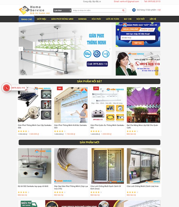 Dự án Giàn Phơi Home Service