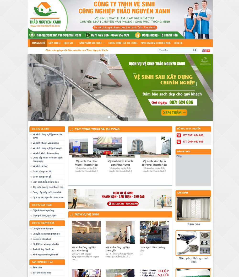 Dự án Vệ Sinh Công Nghiệp TNX