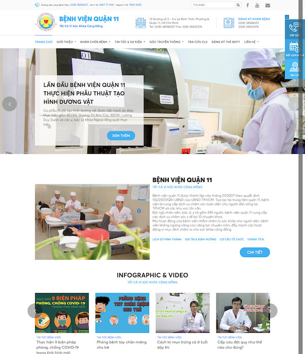 Dự án bệnh viện Quận 11