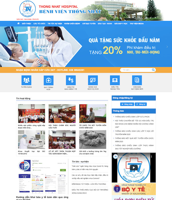 Dự án bệnh viện Thống Nhất