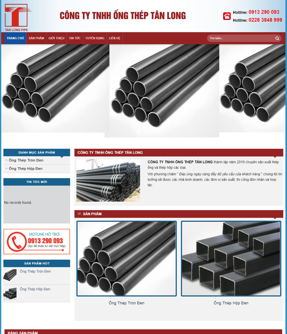 Dự án Ống Thép Tân Long