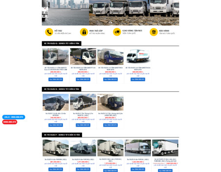 Dự án Xe tải Isuzu Miền Bắc