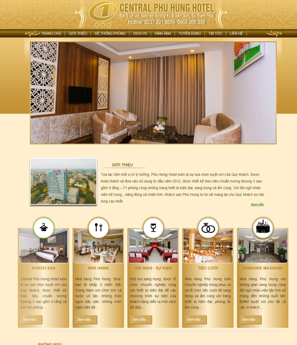 Dự án Central Phú Hưng Hotel