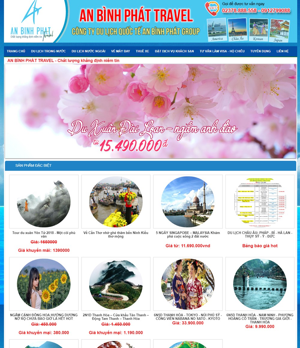 Dự án An Bình Phát Travel