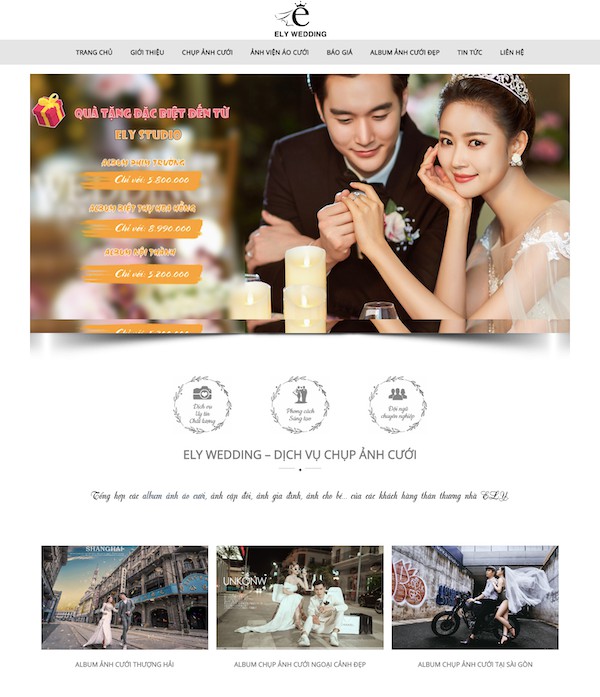 Dự án áo cưới Ely Wedding