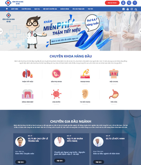 Dự án bệnh viện Đa Khoa Hà Nội