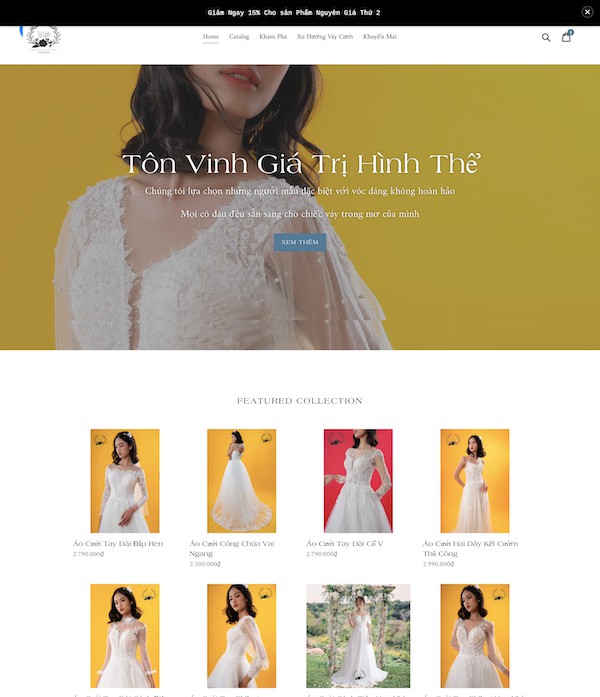 Dự án váy cưới Tú Linh