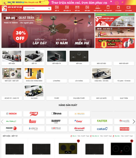 Dự án Bếp Vũ Sơn