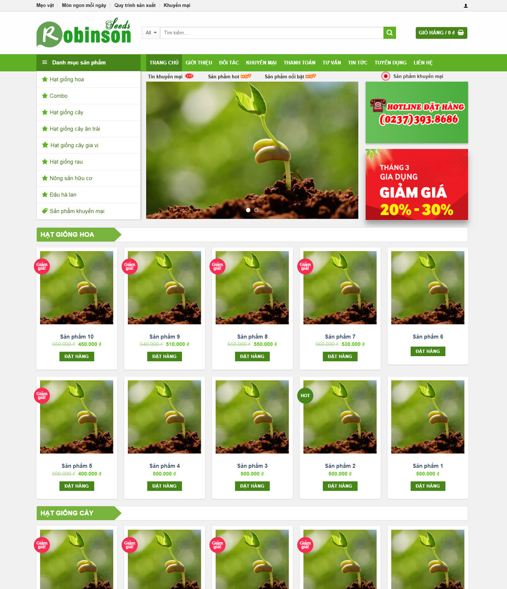 Dự án RobinsonSeeds