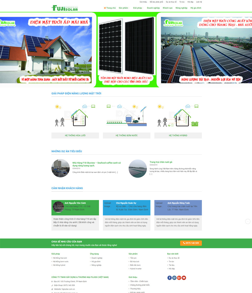 Dự án công ty thương mại FUJISO