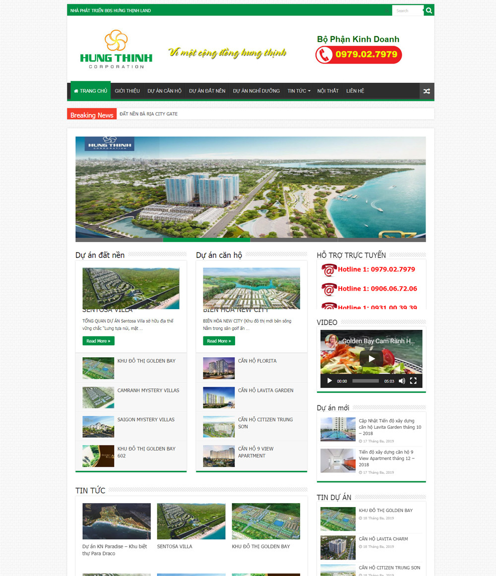 Dự án Bất động sản Hưng Thịnh