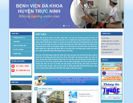 Dự án bệnh viện Đa Khoa Trực Ninh