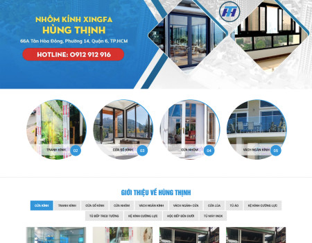 Dự án cửa nhôm Xingfa Hùng Thịnh