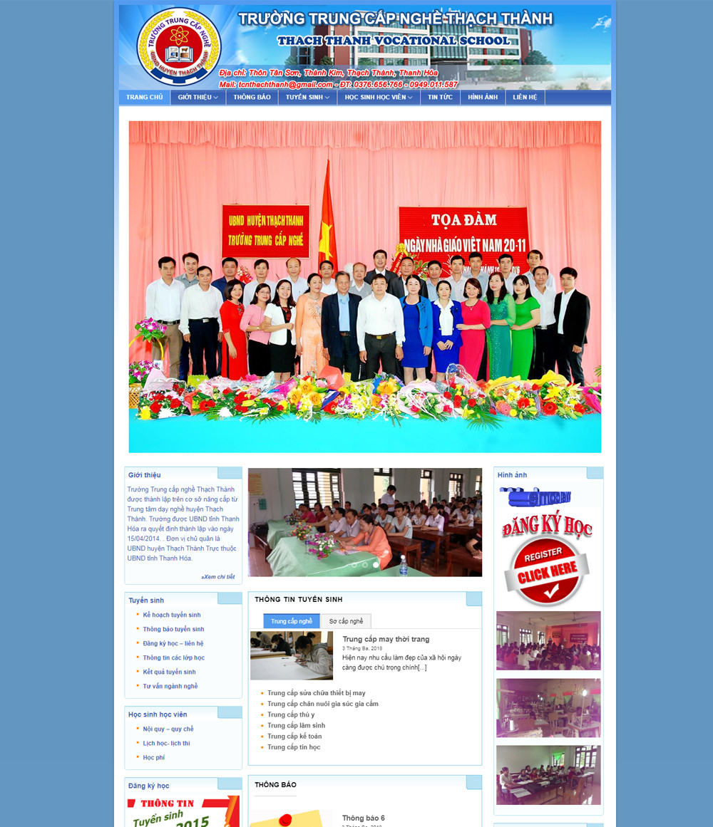 Dự án trường nghề Thạch Thành