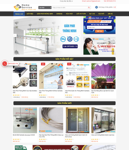 Dự án Giàn Phơi Home Service
