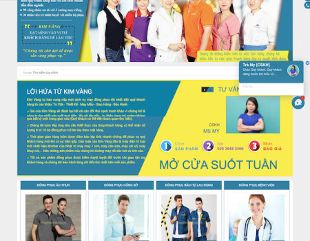 Dự án May đồng phục Kim Vàng