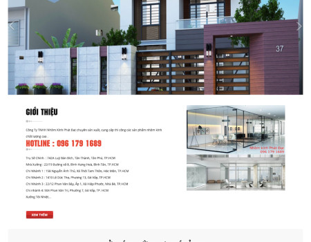 Dự án nhôm kính Phát Đạt