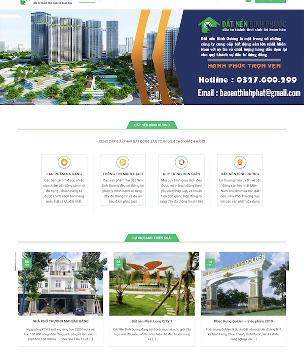 Dự án Đất nền Bình Phước